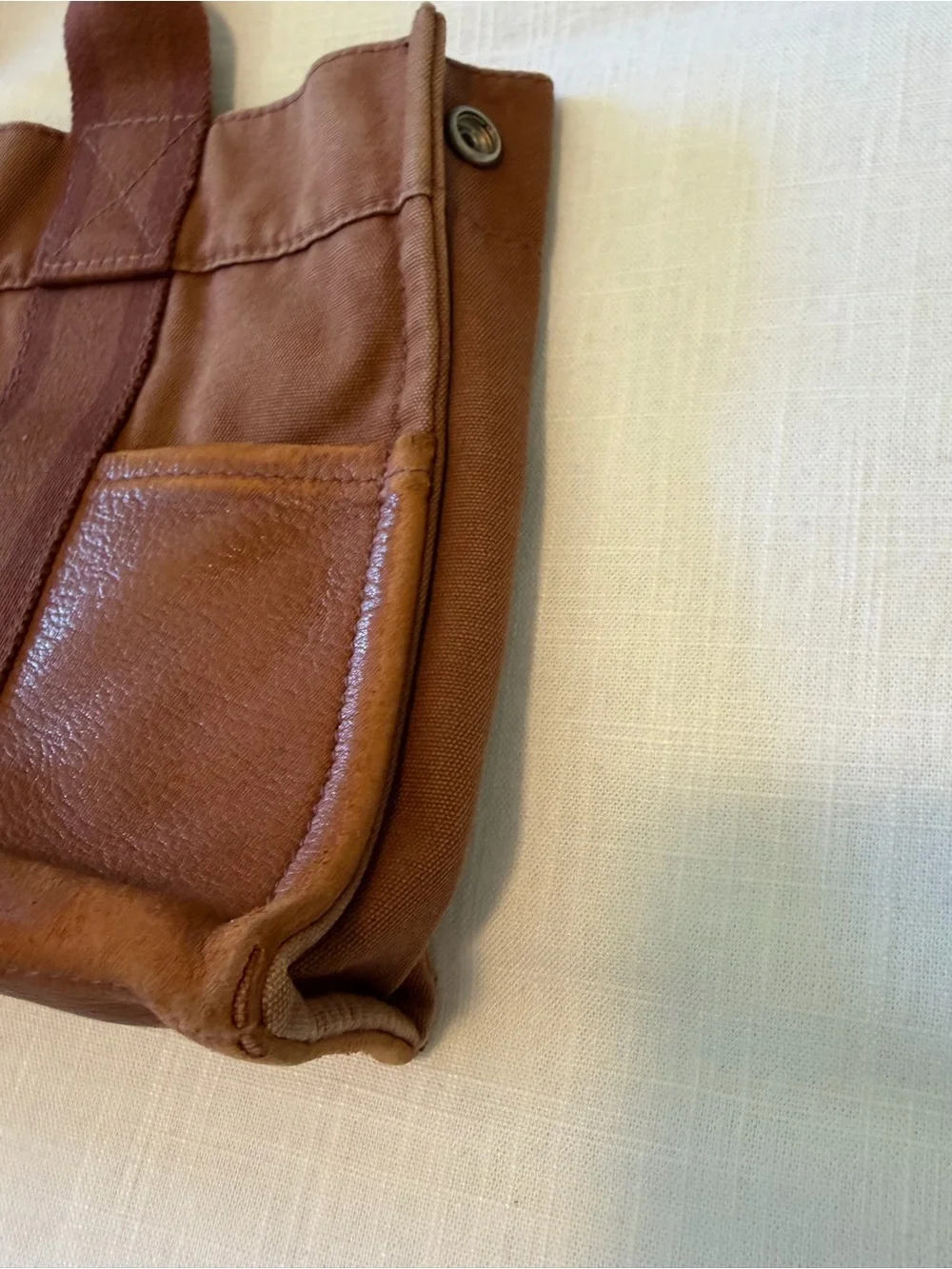 Hermes Toile H & Clemence Fourre-tout pm